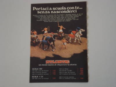 ROMANI "ATLANTIC" anni 70 GRECI Atlantic PUBBLICITA' ORIGINALE ADVERTISING EGIZI 