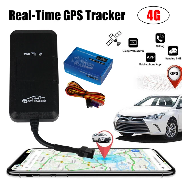 4G 3G GPS Tracker Real Live Tracking Device Security Vehicle Car 9V ...