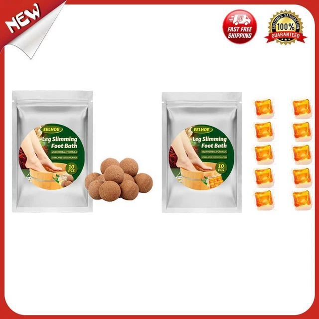 es 10pcs Anti-fungal Detox Foot Treatment Soak Effervescent Tablet Bathing SPA C