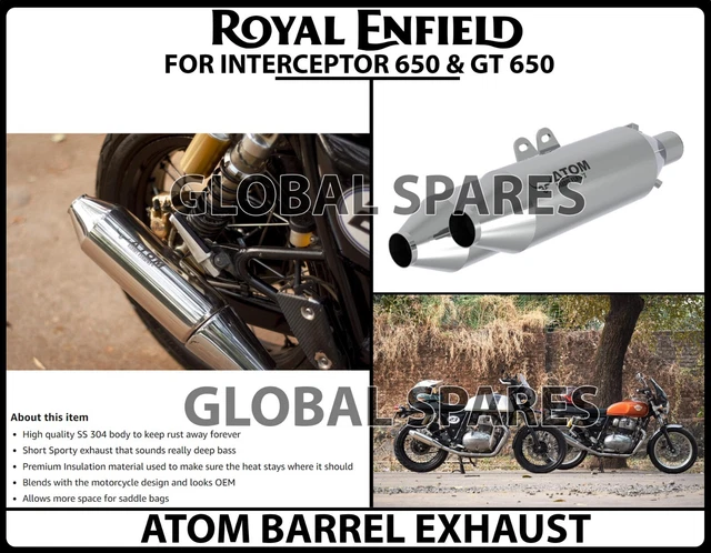 barrel exhaust for royal enfield