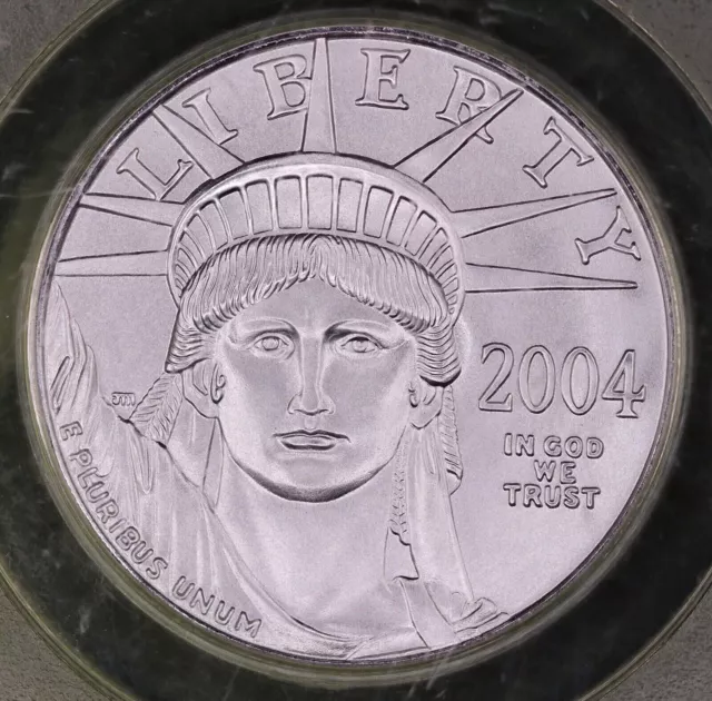 2004 $50 1/2 oz American Platinum Eagle .9995 Fine Coin PCGS MS69