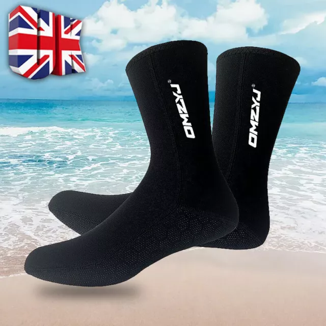 5mm Neoprene Wetsuit Socks Adults Junior Wetsuit Diving Kayak Dinghy Sailing UK