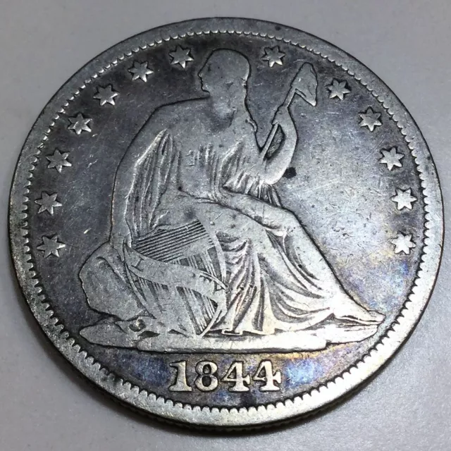 1844-O Seated Liberty Half Dollar Beautiful Coin Rare Date