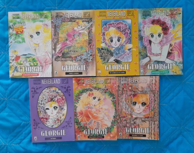 Manga " NEVERLAND - GEORGIE " Serie Completa 7 albi - Prima Edizione Star Comics