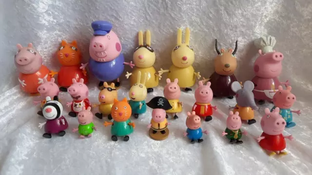 Cbeebies Peppa Pig  & Friends Figures Characters Toy Bundle x 22