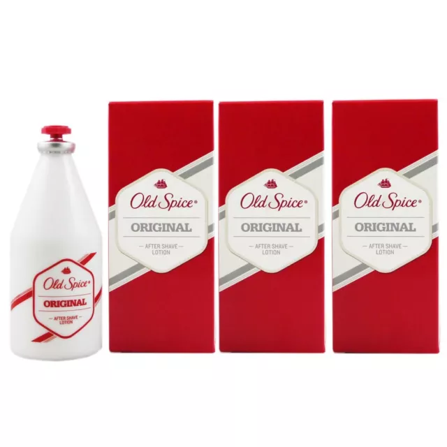 Old Spice Original 3 x 100 ml After Shave Aftershave Set Herren OVP NEU