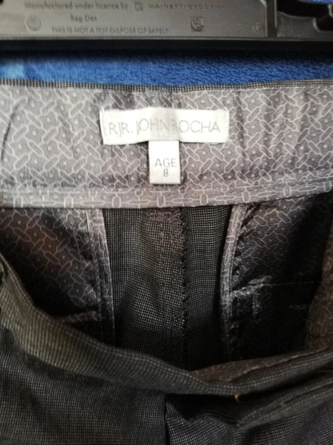 Abito Rocha John Rocha Ragazzi Grigio 3 Pezzi Età 8 (Santa Comunione/Matrimonio) 7
