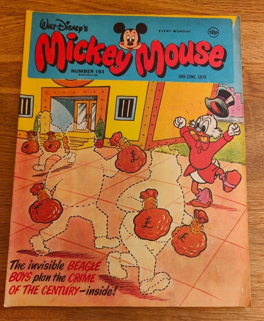 COMIC UK Bronze Age Walt Disney's Mickey Mouse No 193 30th June 1979