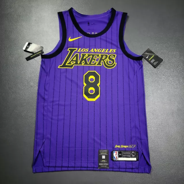 100% Authentic Kobe Bryant Nike Lakers Lore Series Black Mamba City Jersey  44 M
