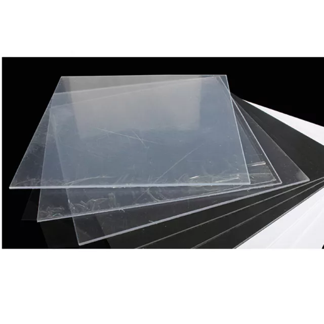 Clear PVC Plastic Transparent Sheet Plate 0.4mm 0.5mm 1mm 2mm 3mm 4mm Thick