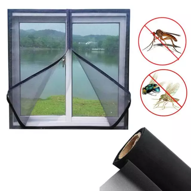 DIY Window Netting Mesh Door Curtain Net Mosquito Cover Fly Bug Insect Screen