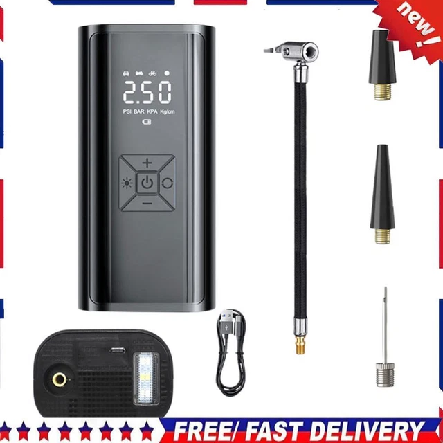 Pompa Aria Wireless Portatile - Compressore 150 PSI, Per Auto, Bici E Palloni, Con Batteria