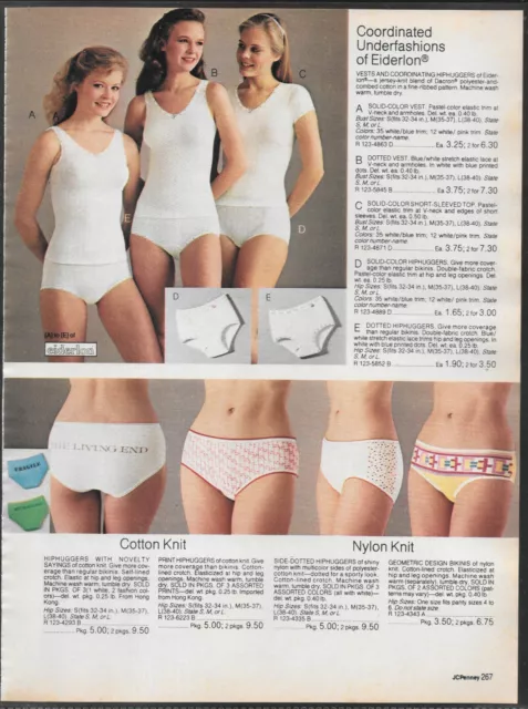 VINTAGE CATALOG LINGERIE Undies Panties Photo Clippings £15.69