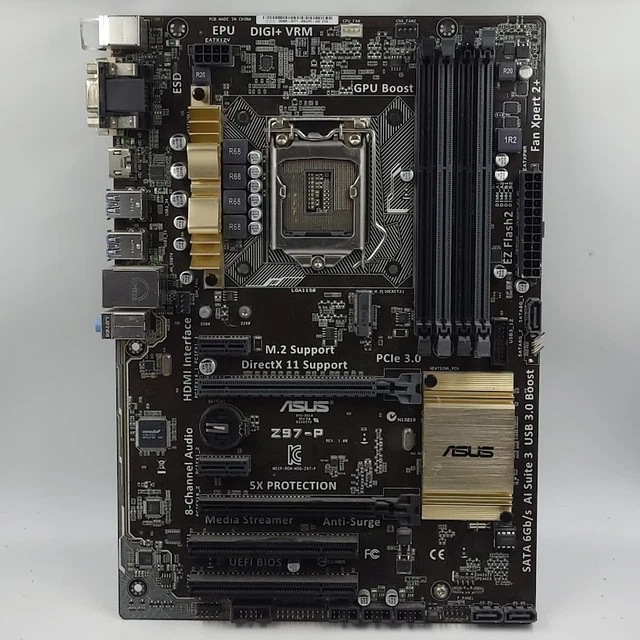 Z97 P ASUS Z97-P MOTHERBOARD Used Working £50.42 - PicClick UK