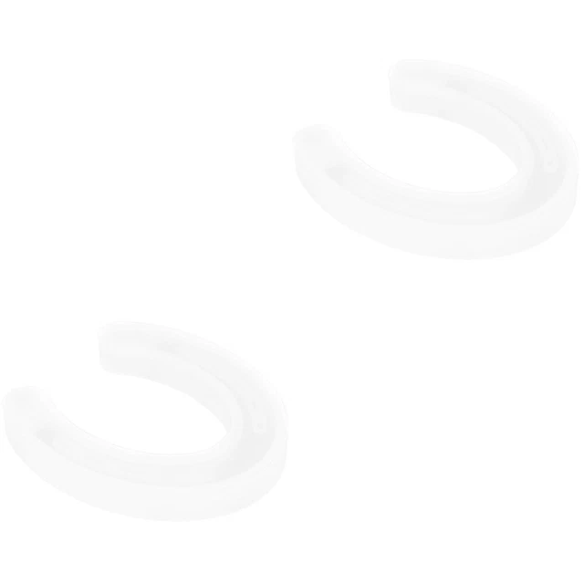 Set of 2 Weiß Kieselgel Hufeisenform Formen Für Hufeisenformen