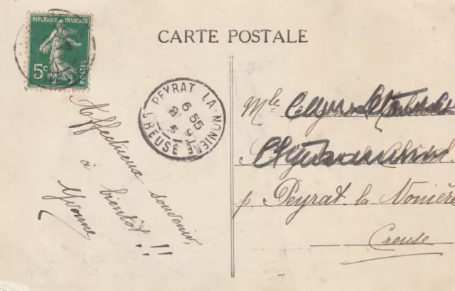 CPA 23 AUBUSSON - Voyage de M. Poincaré Président de la République - Creuse 1913 2