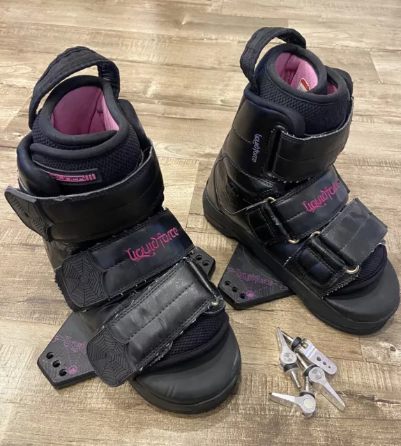 Liquid Force Melissa Wakeboard Bindings and Boots Size Women 7-8