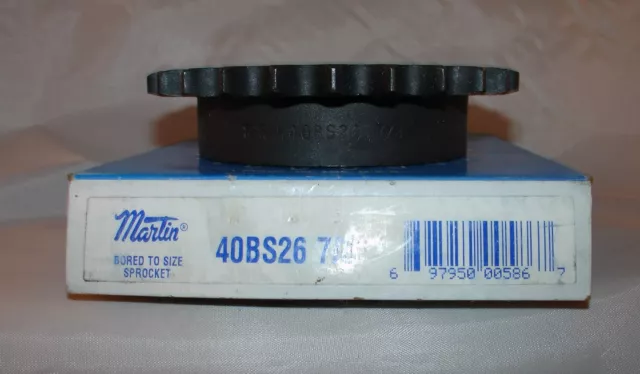 Martin Sprocket - 40Bs26 - 7/8 Inch Bore  (*New*)