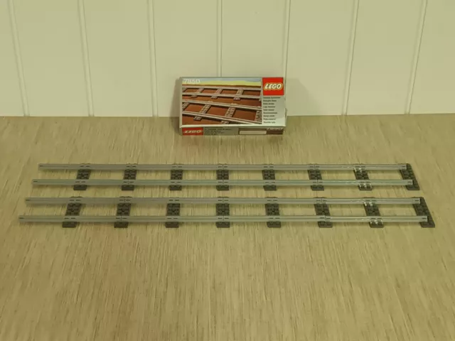 LEGO Trains RC : Boite complémentaire Rails droit et courbes - Set 60205  complet