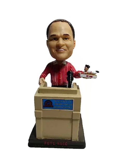 Pete Rose Cincinnati Reds Bobblehead HOF Enshrinement MLB
