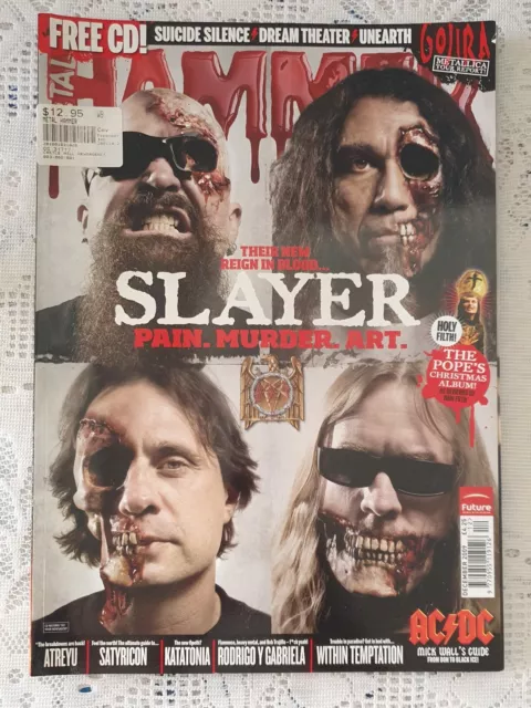 Metal Hammer Magazine Issue #199 December 2009 Slayer