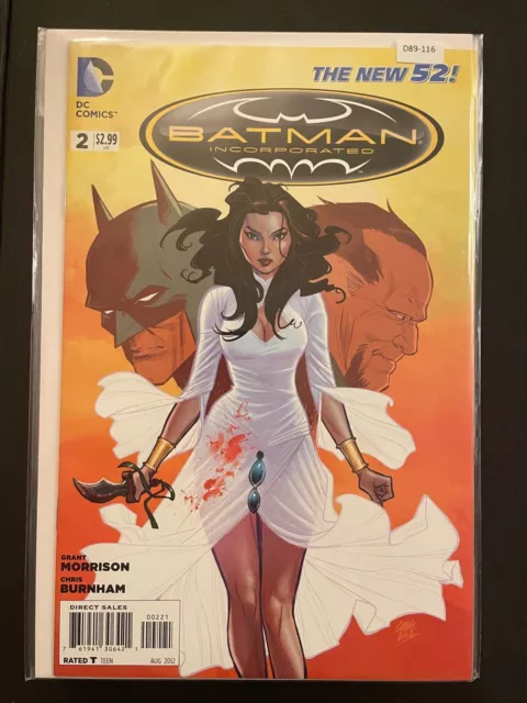 Batman Incorporated 2 Variant Cover B High Grade 9.2 DC Comic Book D89-116