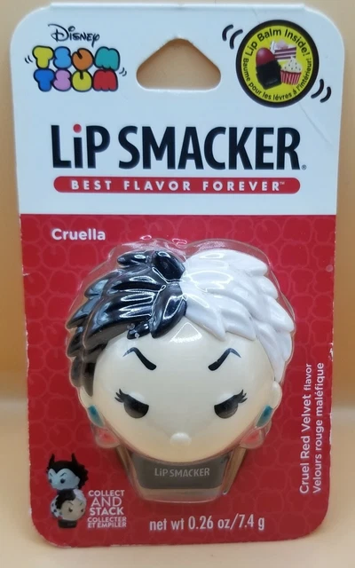 Lip Smackers Disney Tsum Tsum Lip Balm Cruella Cruel Red Velvet Flavor New