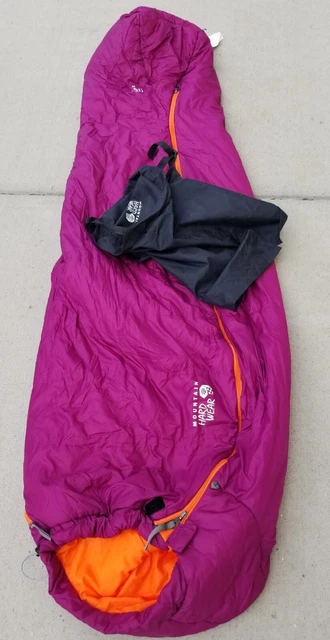 $169 MOUNTAIN HARDWEAR Thermal Q LAMININA Z Spark 34F/1C SLEEPING BAG 28"x72"