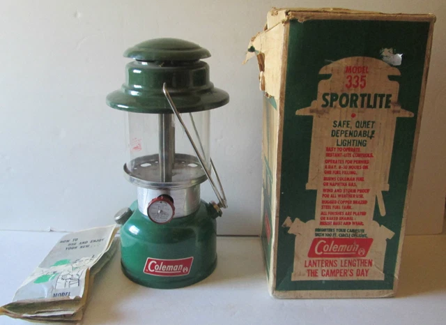美品！1973/3製造　コールマン335 カナダ Coleman (コールマン) ガソリンランタン 335 カナダ製 メッキ