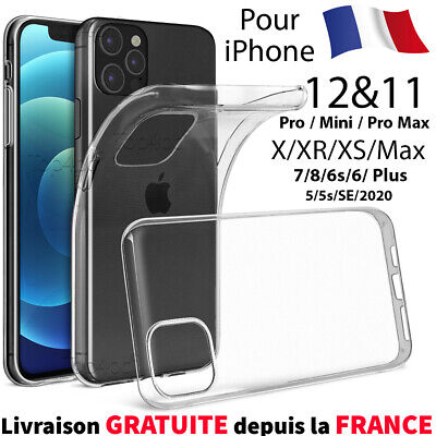 Coque Iphone Protection Etui Housse Antichoc Case Silicone 12 11 Xr Xs Max 7 8 6