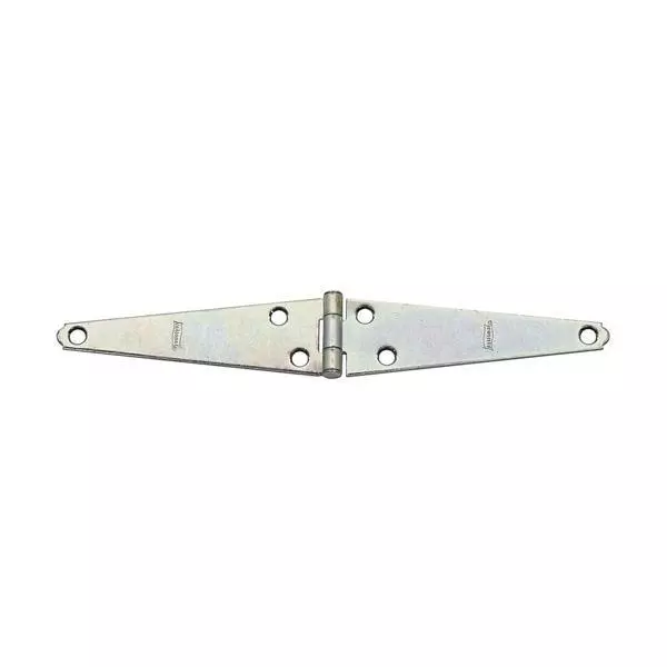 10 Pk Steel Zinc Plated 1.5" High X 5" Long Barn Shed Door Strap Hinge N127597