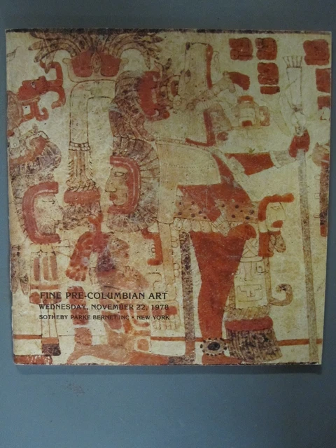 Pre-Columbian Art Sotheby's auction catalog 11/22/78