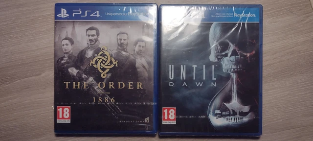 Ps4/5 Lot De 2 Jeux Exclusifs Sony : Until Dawn, The Order 1886