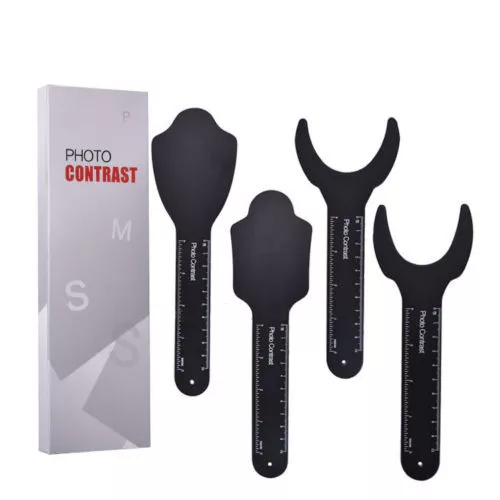 Orthodontic Intra-Oral Dental Photography Contraster Set Of 4 Anodized Aluminum
