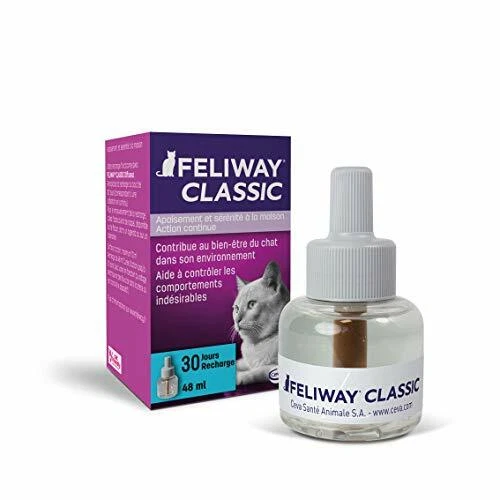 Feliway Classic Feromone Anti-Stress pour Chat Recharge 48 ML