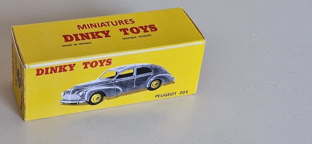 Dinky Toys 24R - Peugeot 203 Vert Métallisé, Rare Première Variante