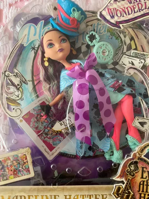 Ever After High ~ MADELINE HATTER (1ST RELEASE) DOLL ~ MATTEL ~ Retired