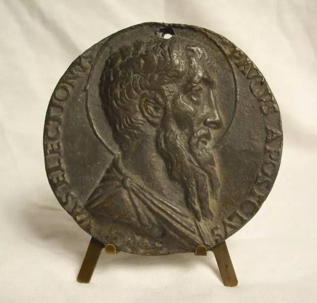 Medal Profile Of Saint Paul of Tarsus Vaselectioni Paulus Apostolus Xviie Medal