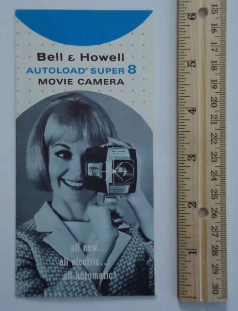 Bell & Howell Autoload Super 8 Movie Camera Vintage Folder Advertising