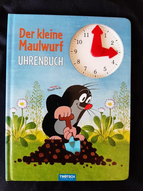 Der kleine Maulwurf Uhrenbuch - Trötsch Verlag - Hardcover - gebraucht