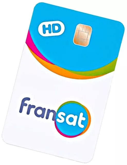 Carte Fransat Tv En Hd /  Nouvelle Generation Pc7 / Neuve / Validite 4 Ans