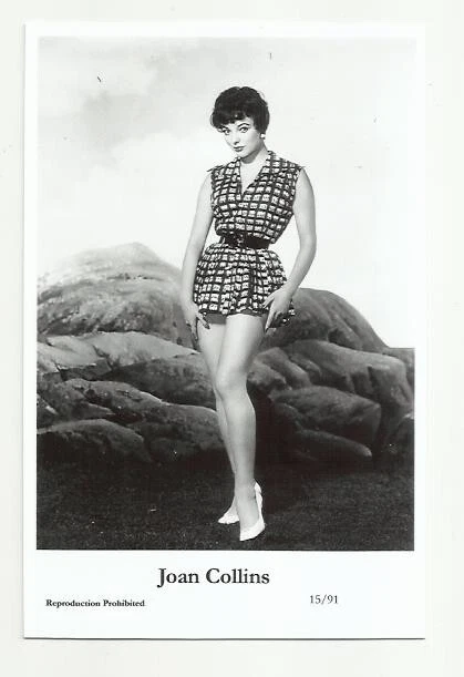 (Bx26) Joan Collins Swiftsure Photo Postcard (15/91) Filmstar Pin Up Glamor