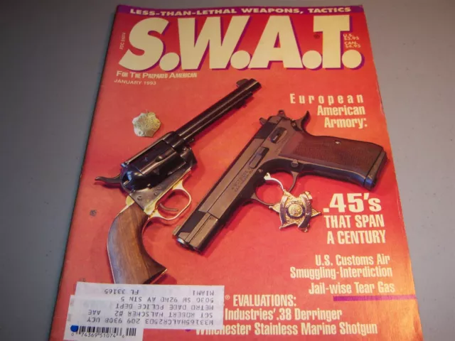 SWAT Survival Weapons and Tactics Magazine January 1993