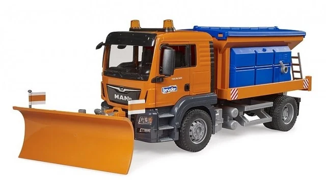 BRUDER Mack Granite Flatbed Truck With JCB Loader 02813 | Achetez sur
