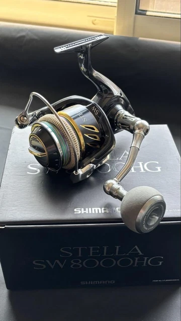 SHIMANO 13 STELLA SW8000HG Fishing Reel Slight Wear Used JP