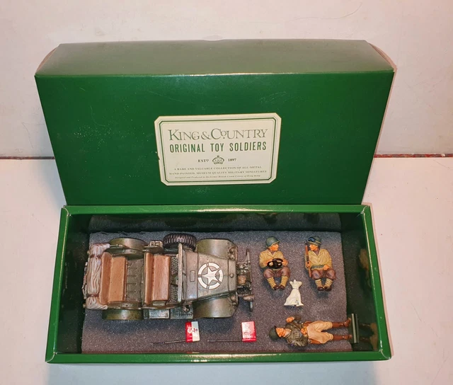 KING & COUNTRY D DAY PATTON’S COMMAND CAR TWO BOX SET DD022 1