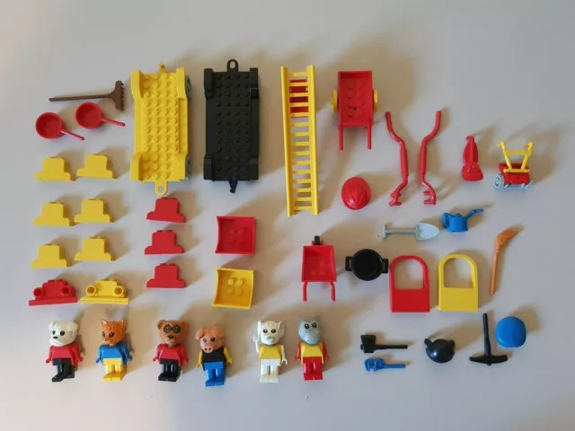 LEGO SERIE DUPLO oggetti sfusi bundle lotto ricambi personaggi e oggetti  EUR 18,00 - PicClick IT