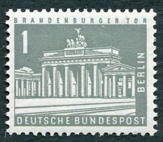 BERLIN Western Sectors 1957 1pf SGB133 mint MNH FG Buildings Monuments ##W14