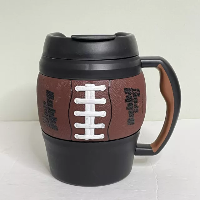 Bubba Keg Sport Football 52 oz Travel Mug Cup Large Brown Plastic