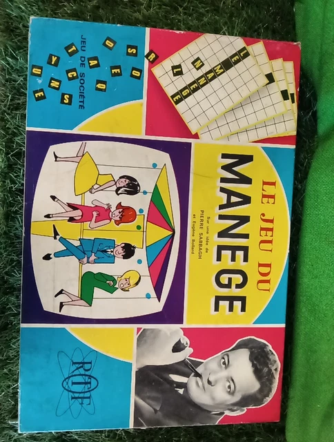 Le jeu du manège, emission de l'ORTF de 1965 avec Pierre Sabbagh & Eugéne Bollard. Le Jeu du manège est un très bon jeu de lettres, avec une dose inhabituelle de prise